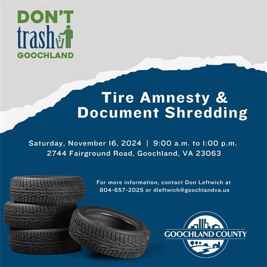 Tire Amnesty and Document Shredding