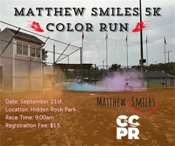 Matthew Smiles Color Run