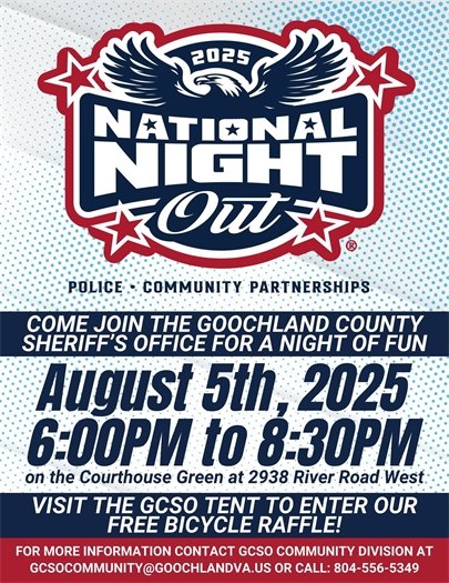 National Night Out: August 5, 2025