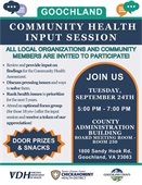 Community Health Input Session
