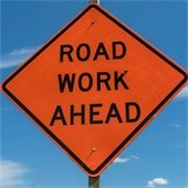 Road Work Sign