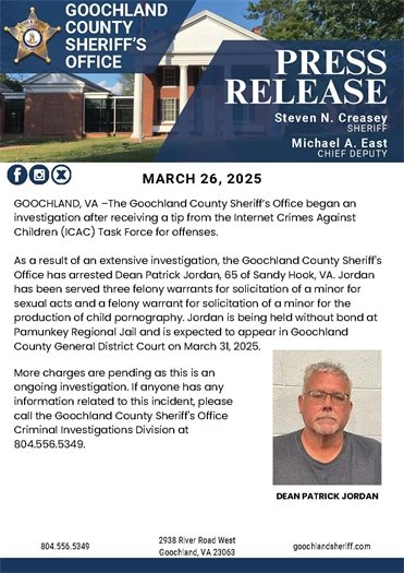 GCSO Press Release