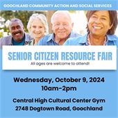 Senior Citizen Resource Fair on Wednesday, October 9th