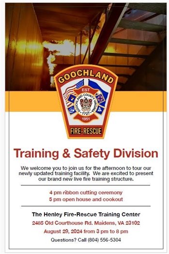 Henley Fire-Rescue Training Center Burn Building Ribbon Cutting and Open House