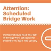 Scheduled Bridge Work
