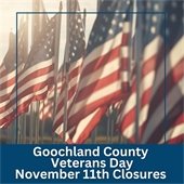 Veterans Day Closures