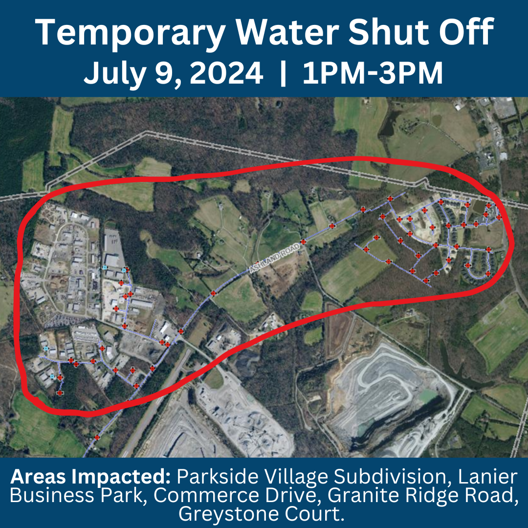 Temporary Water Shut Off 7.9.24