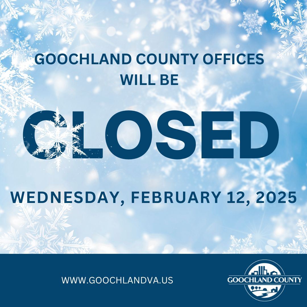 Closed Wednesday Feb 12