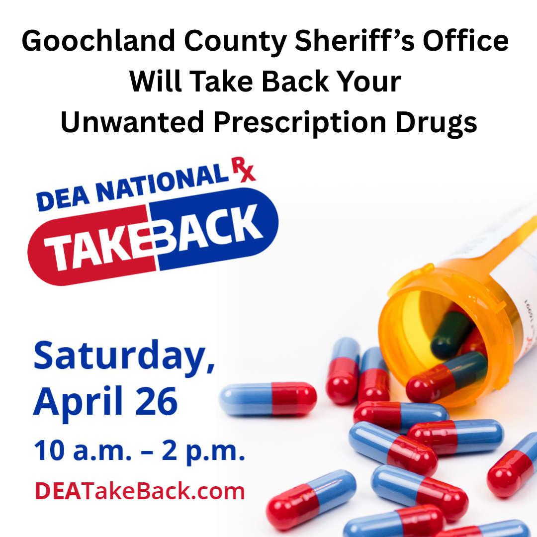 Drug Take Back Day - April 26 2025