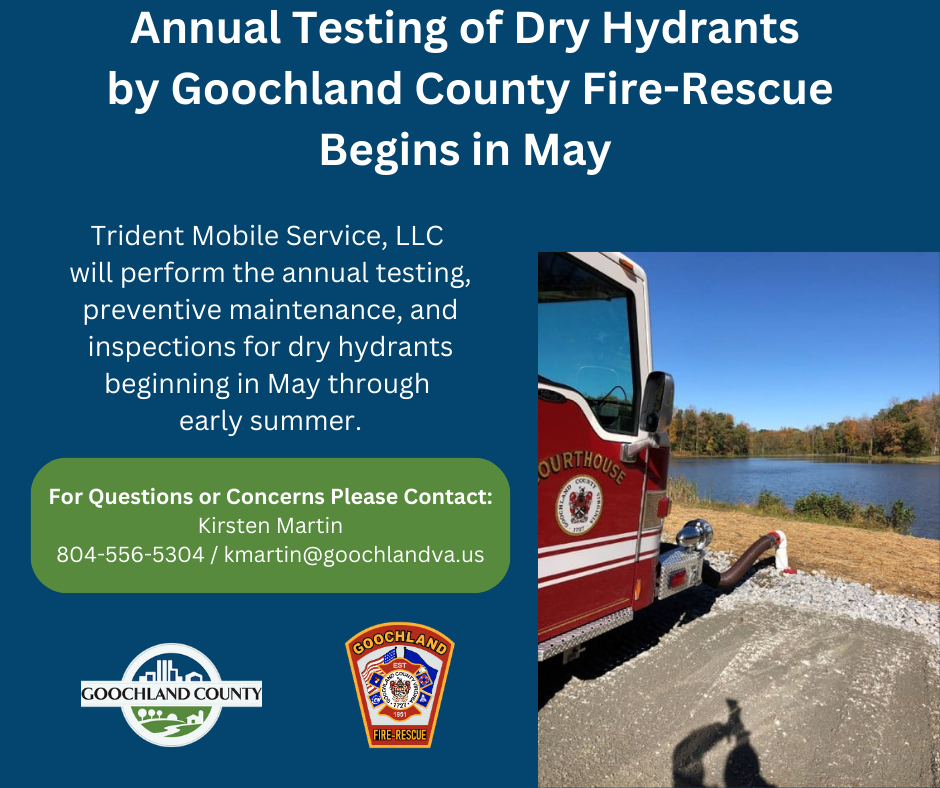 Annual Testing of Dry Hydrants - May 2025