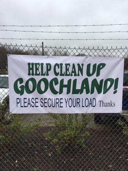 Goochland-Cover Your Load Sign