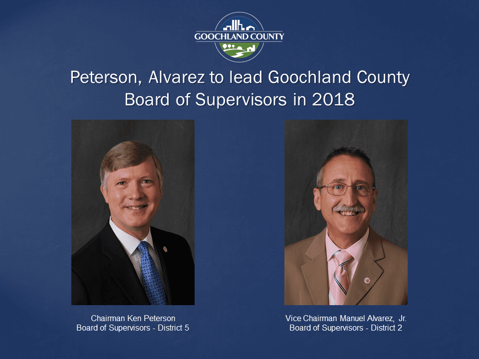 Goochland County - Peterson Alvarez to lead in 2018