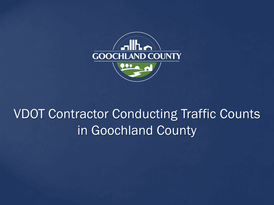 Goochland County - VDOT Contractor Traffic Counts 2018