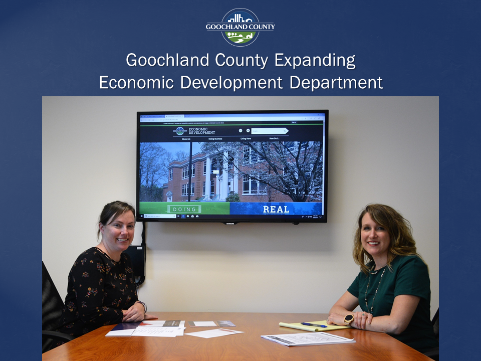 Goochland County Expanding Economic Development Department