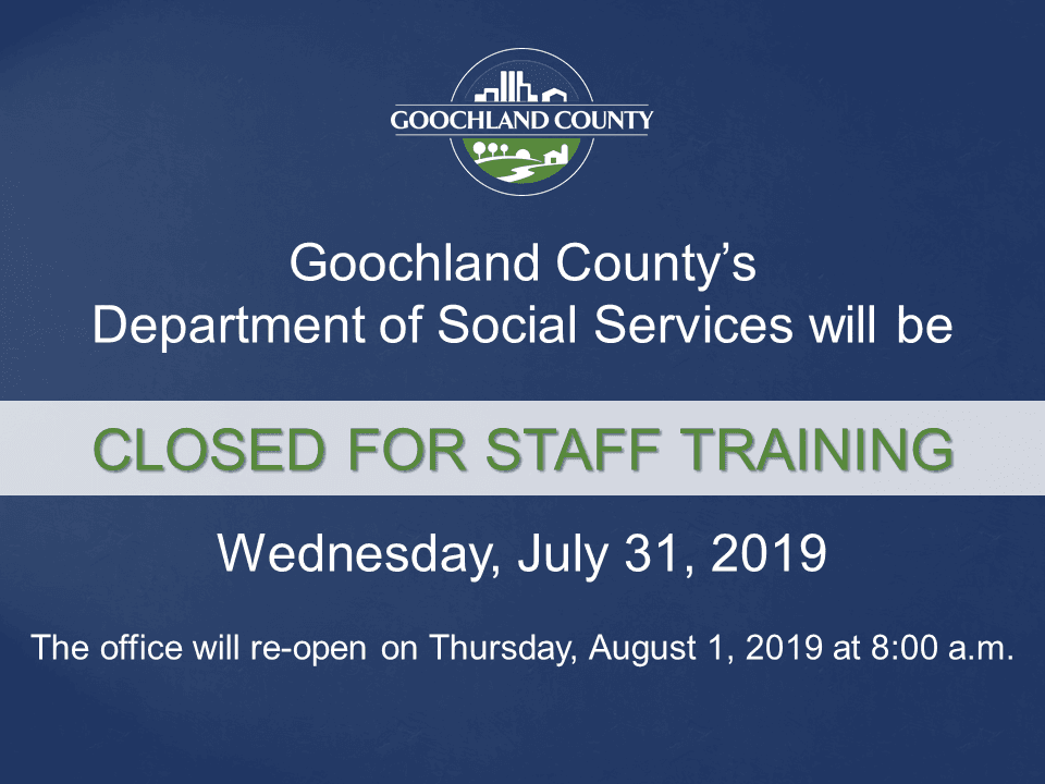 Goochland - Social Services - July 31