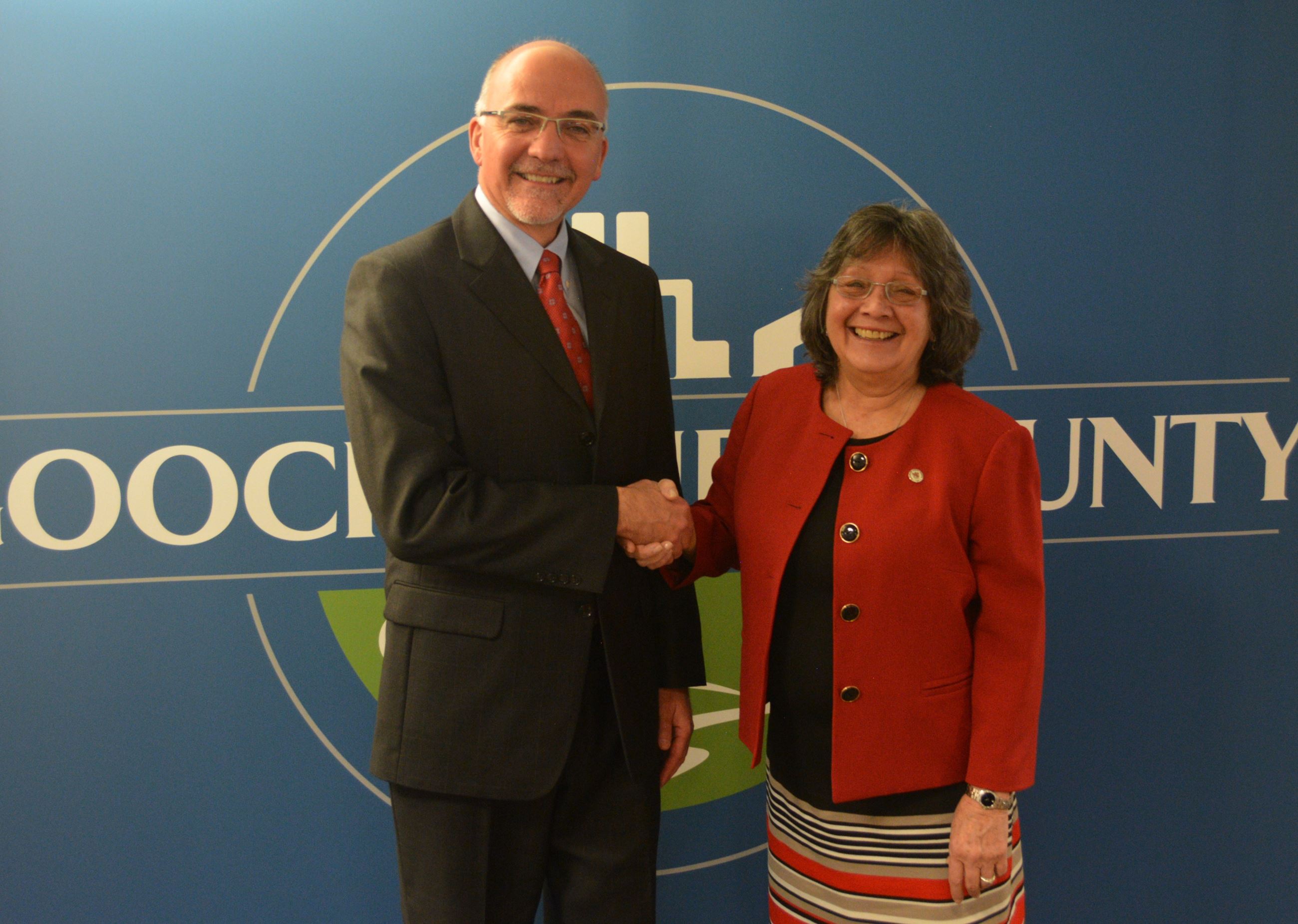 Goochland County - Board of Supervisors 2020 Chair Lascolette and Vice Chair Lumpkins