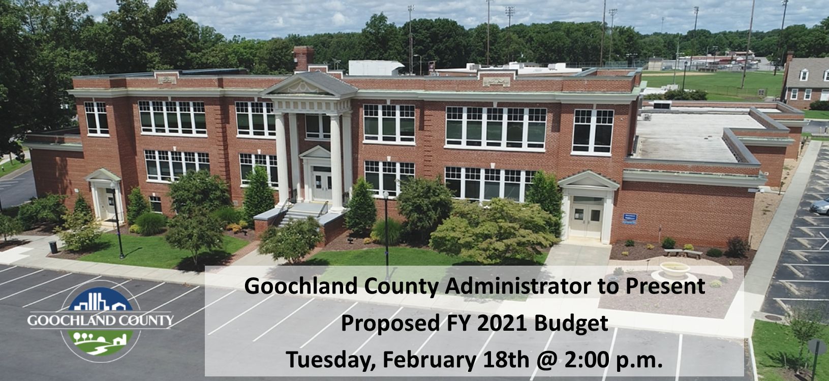 County Administrator to Present Proposed Budget FY 2021