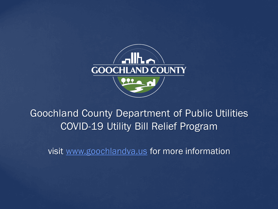 Goochland County - Goochland DPU - COVID-19 Utility Bill Relief Program December 2020