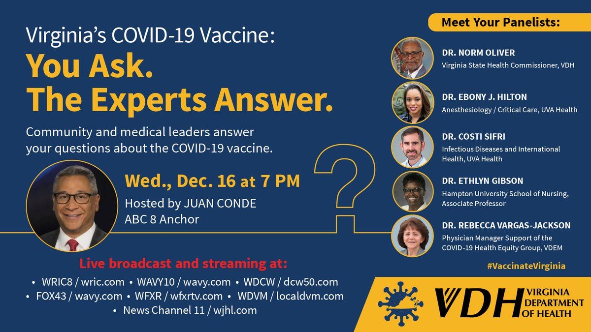 VDH - Virginia COVID-19 Vaccine Town Hall