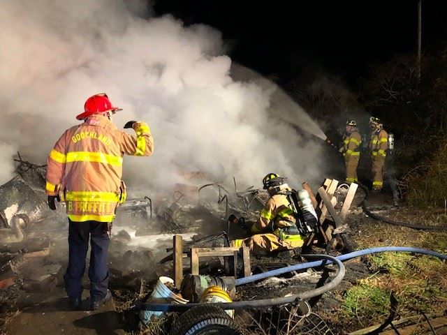 Goochland Fire Rescue - New Town Road - House Fire - January 7 2022 001