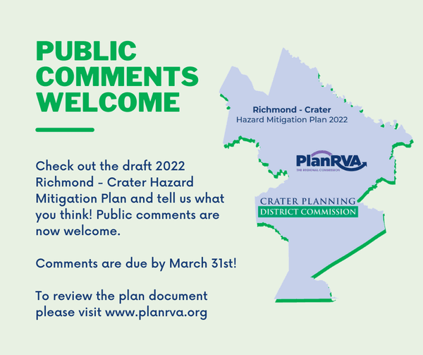 Richmond Crater Hazard Mitigation Plan 2022 - Public Comments Due March 31st 2022