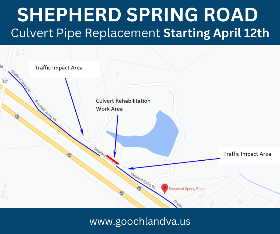 Shepherd Spring Road Work - Starting April 12th 2023