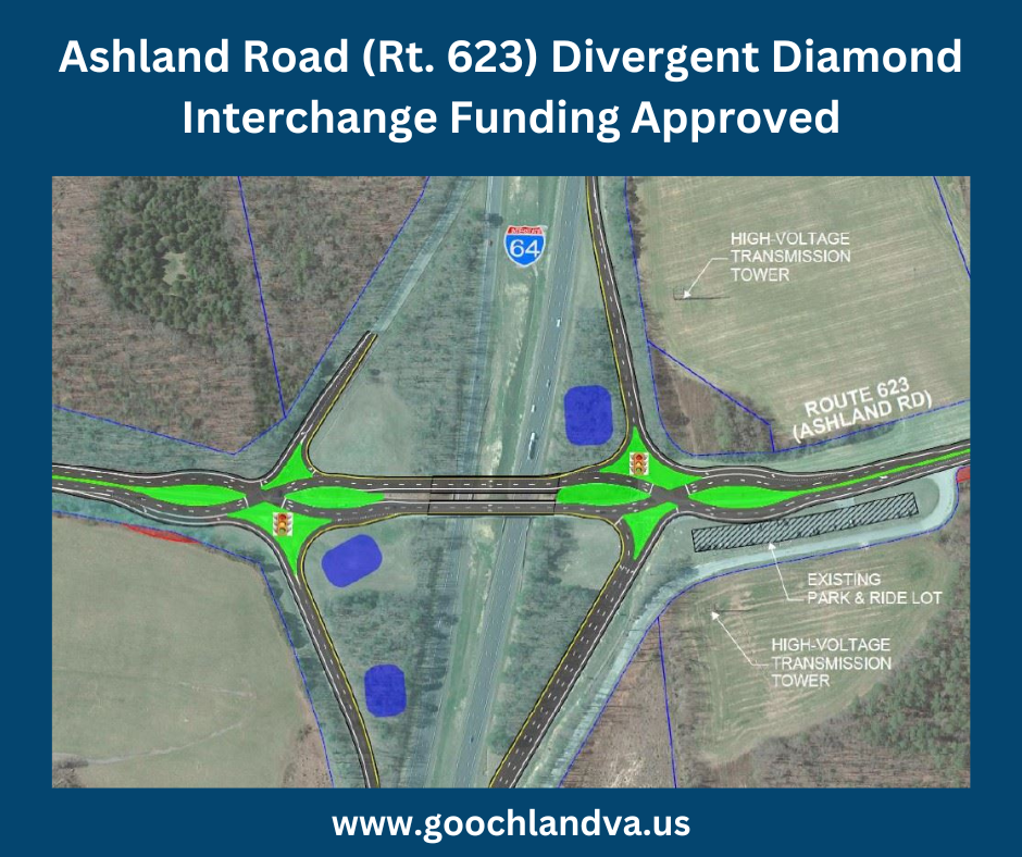 Ashland Road (Rt. 623) DDI Funding Approved