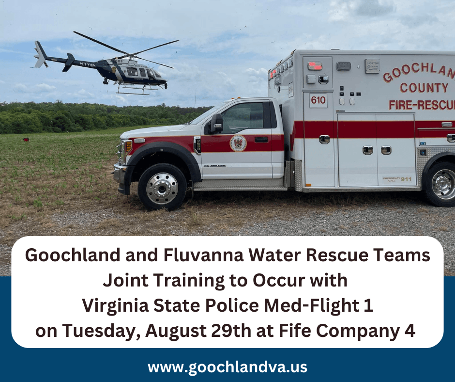 Goochland Water Rescue Training - August 29 2023