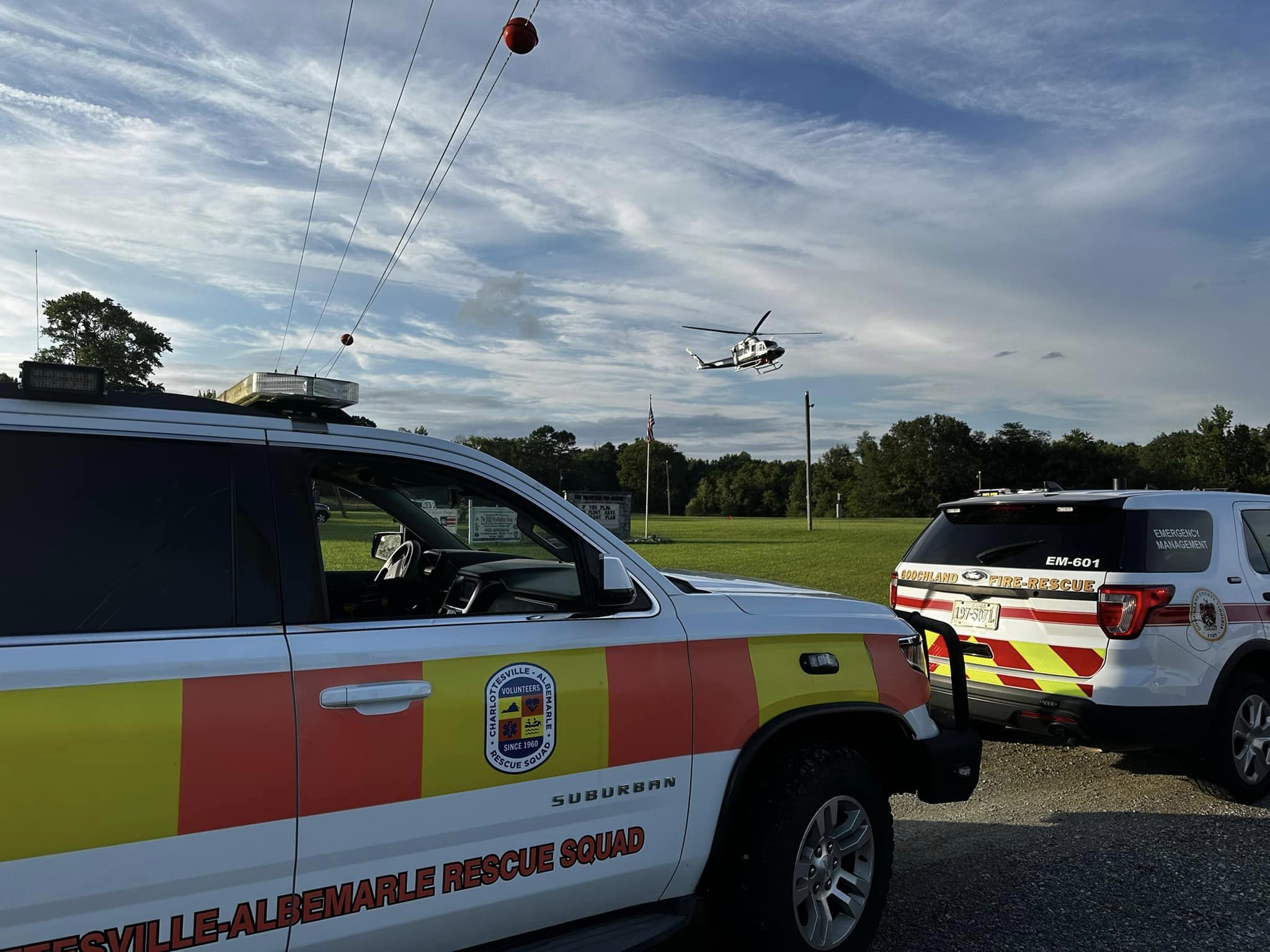 Med-Flight Joint Water Rescue Training - Charlottesville Albemarle Rescue Squad - August 29 2023 001