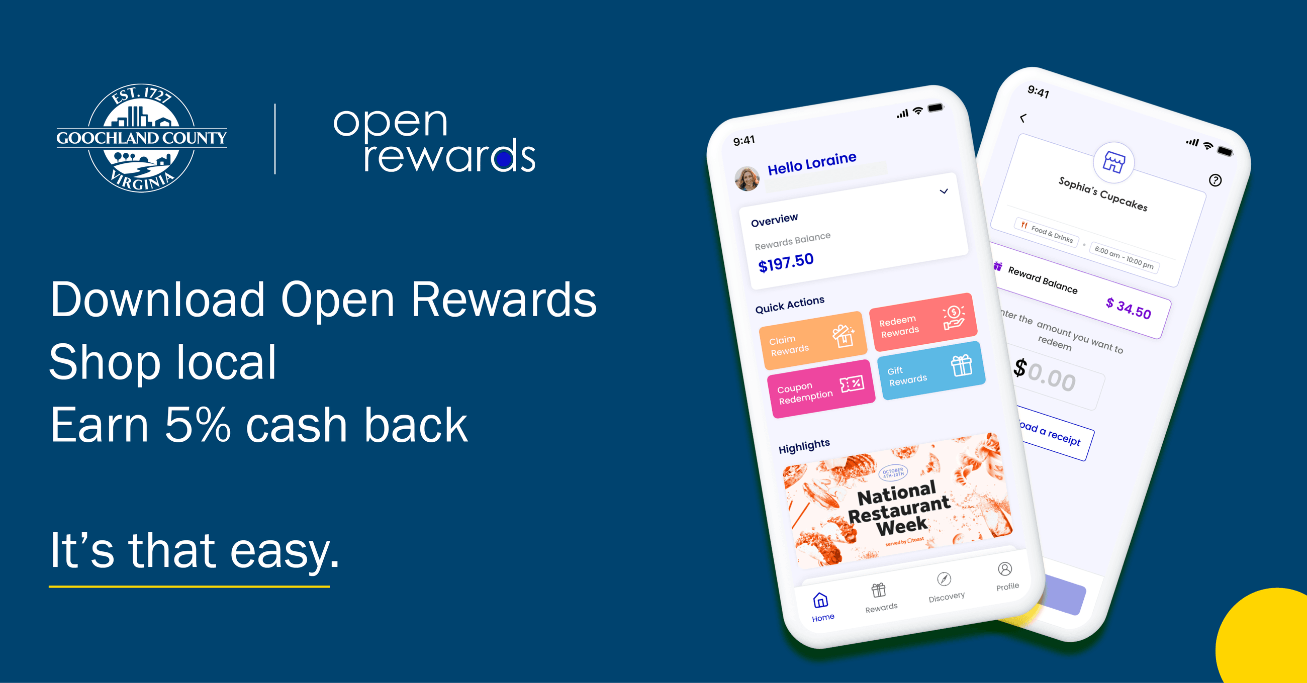 Goochland County  LinkedIn Facebook Creative