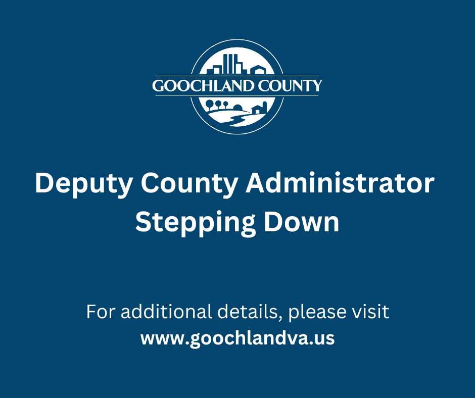 Deputy County Administrator Stepping Down
