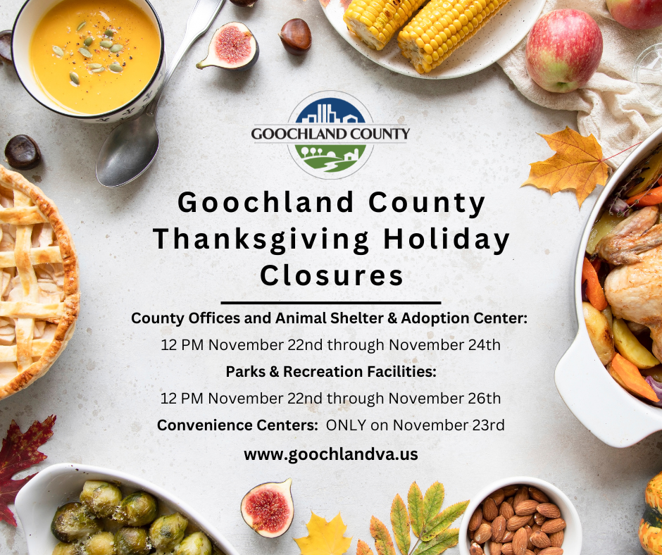 Thanksgiving 2023 - County Closures