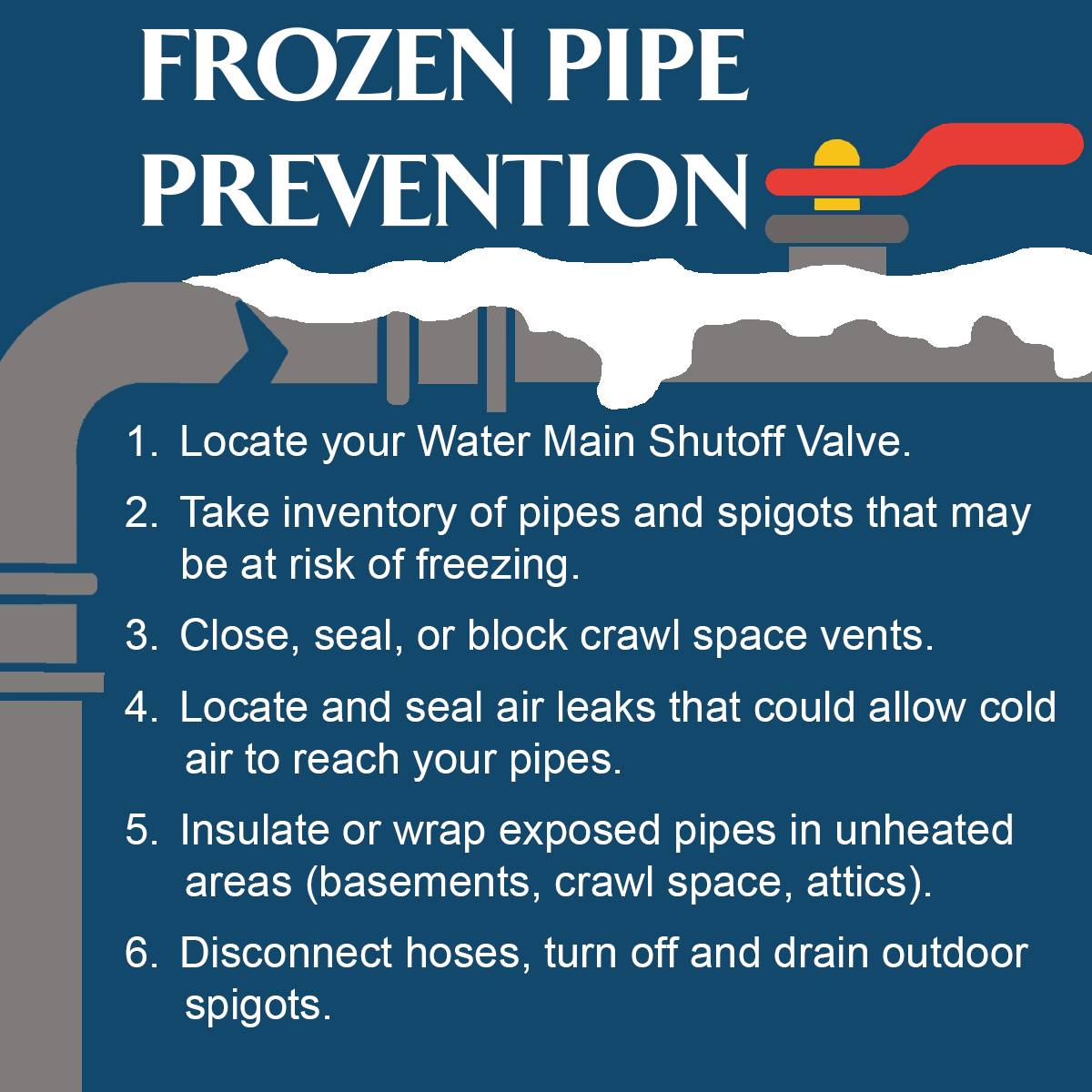 Utillities - Frozen Pipe Prevention