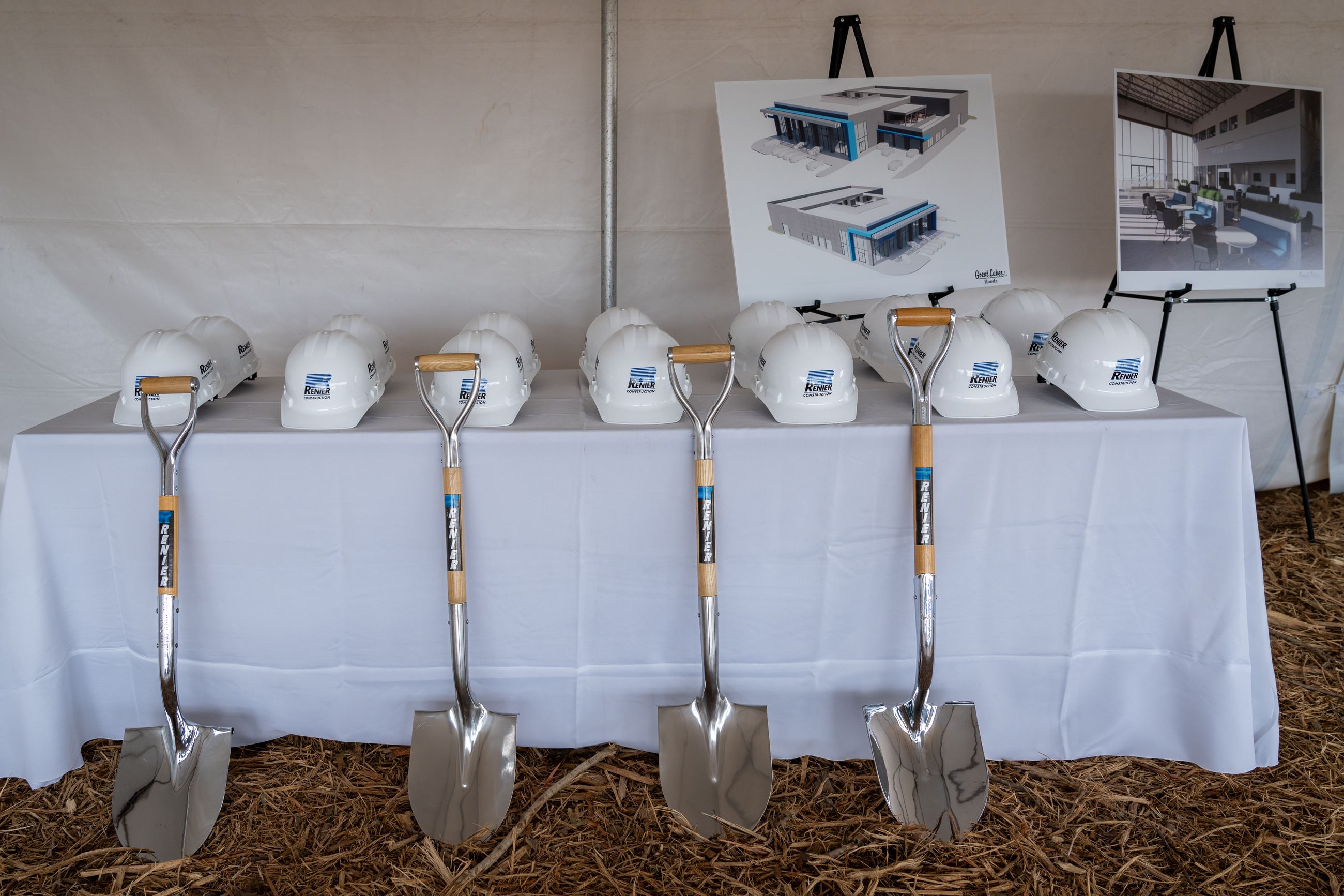 Honda Shortpump Groundbreaking Shovels 