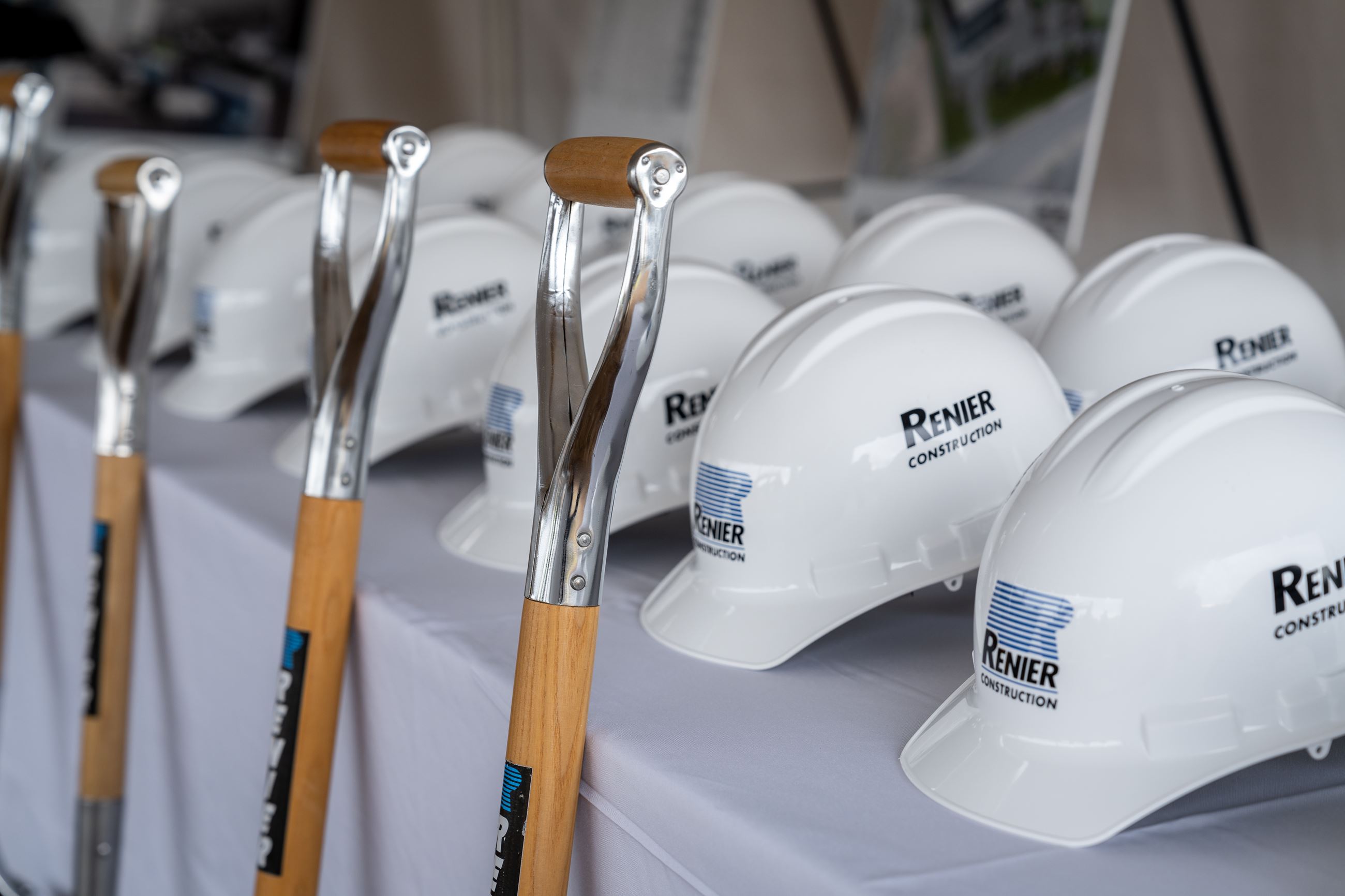 Honda Shortpump Groundbreaking Shovels Close up