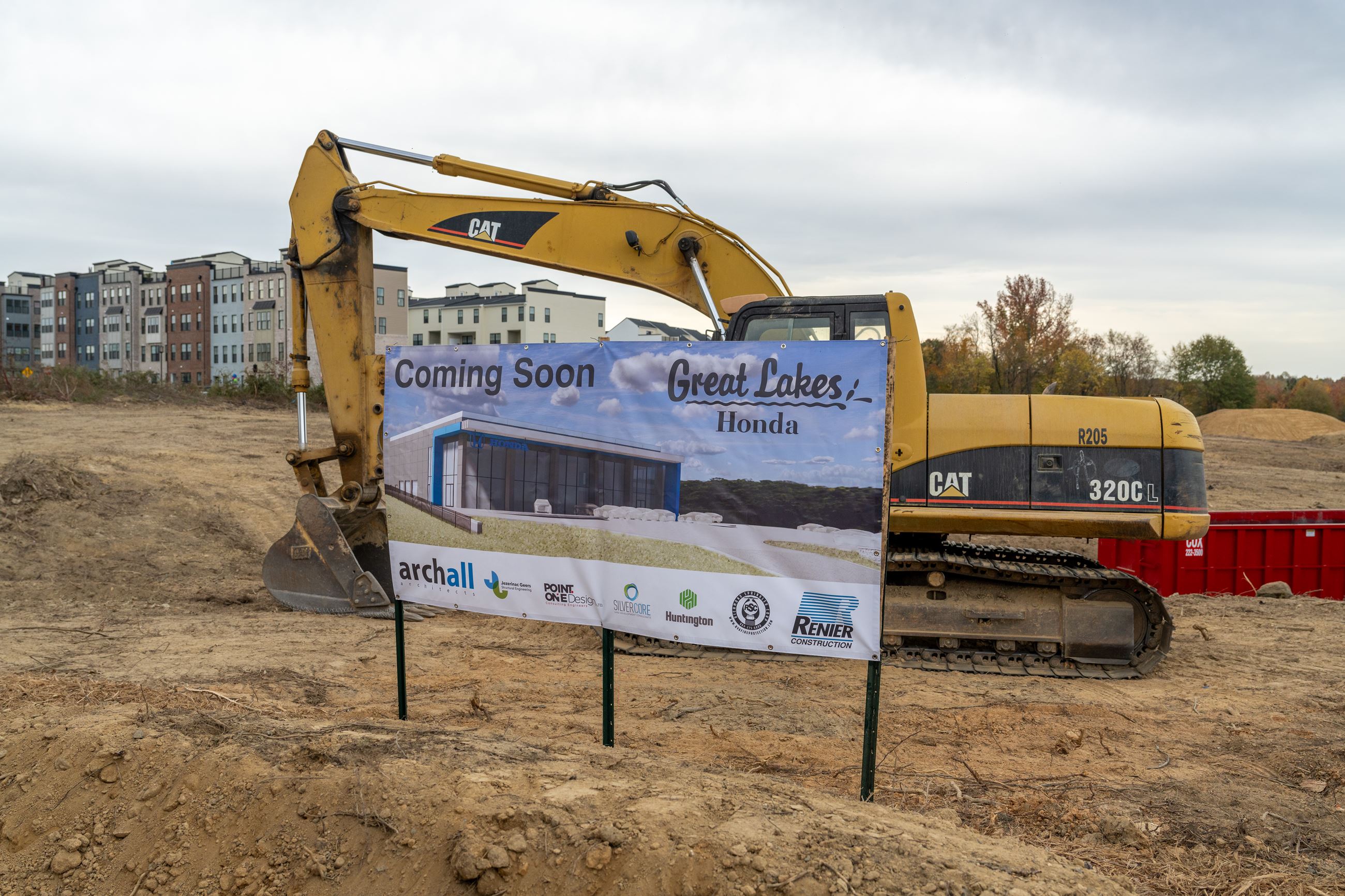 Honda Shortpump Groundbreaking Sign