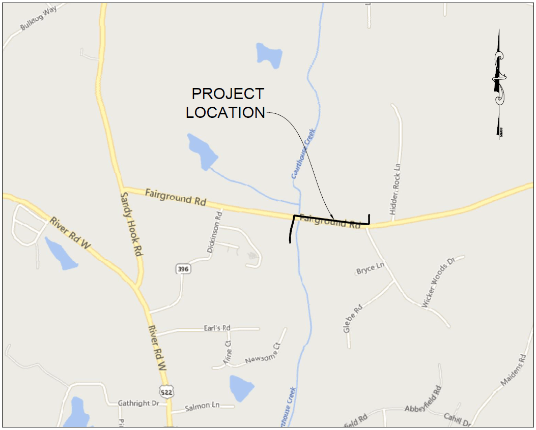 Goochland Public Utilities - Animal Shelter Sewer Force Main Project - 2018