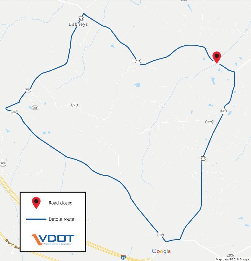 VDOT Bridge Repairs - Vontay Road Closure IMG_0313
