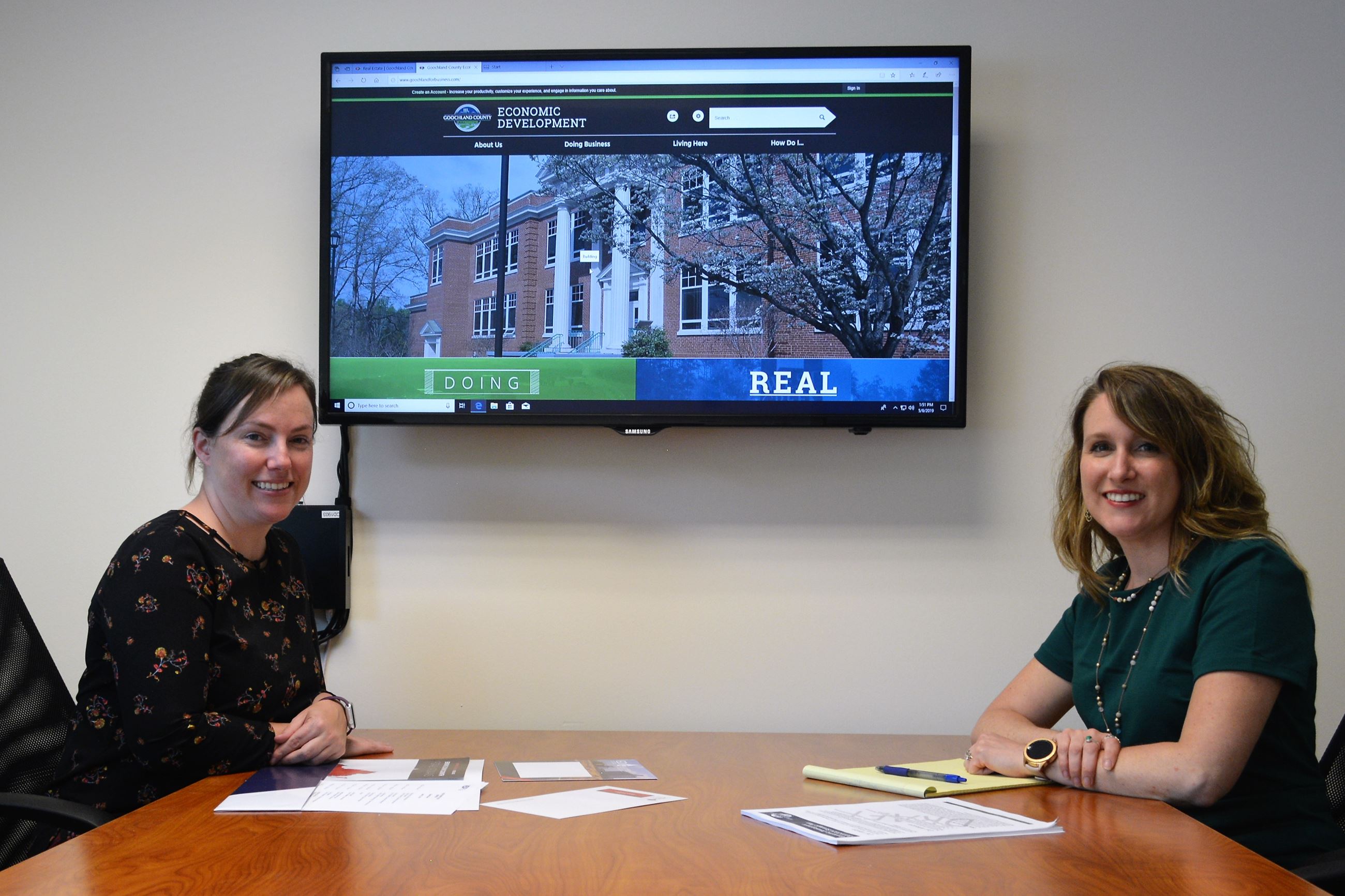 Goochland County Economic Development - Casey Verburg and Sara Worley 