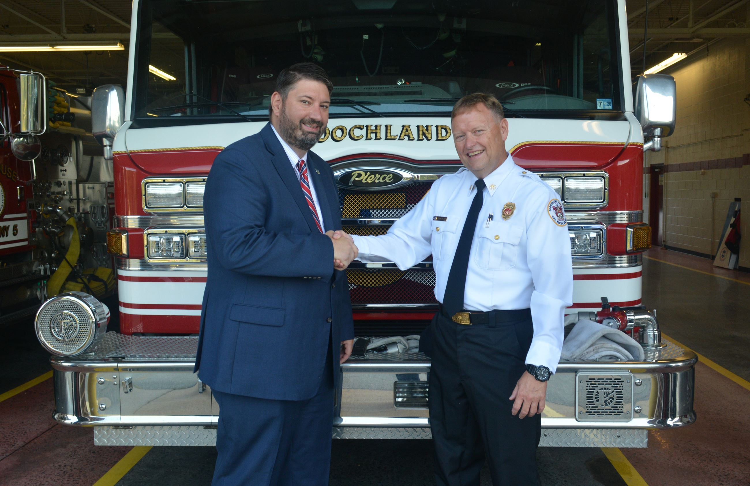 Goochland County - Chief Ferguson and County Administrator Budesky - DSC_0312