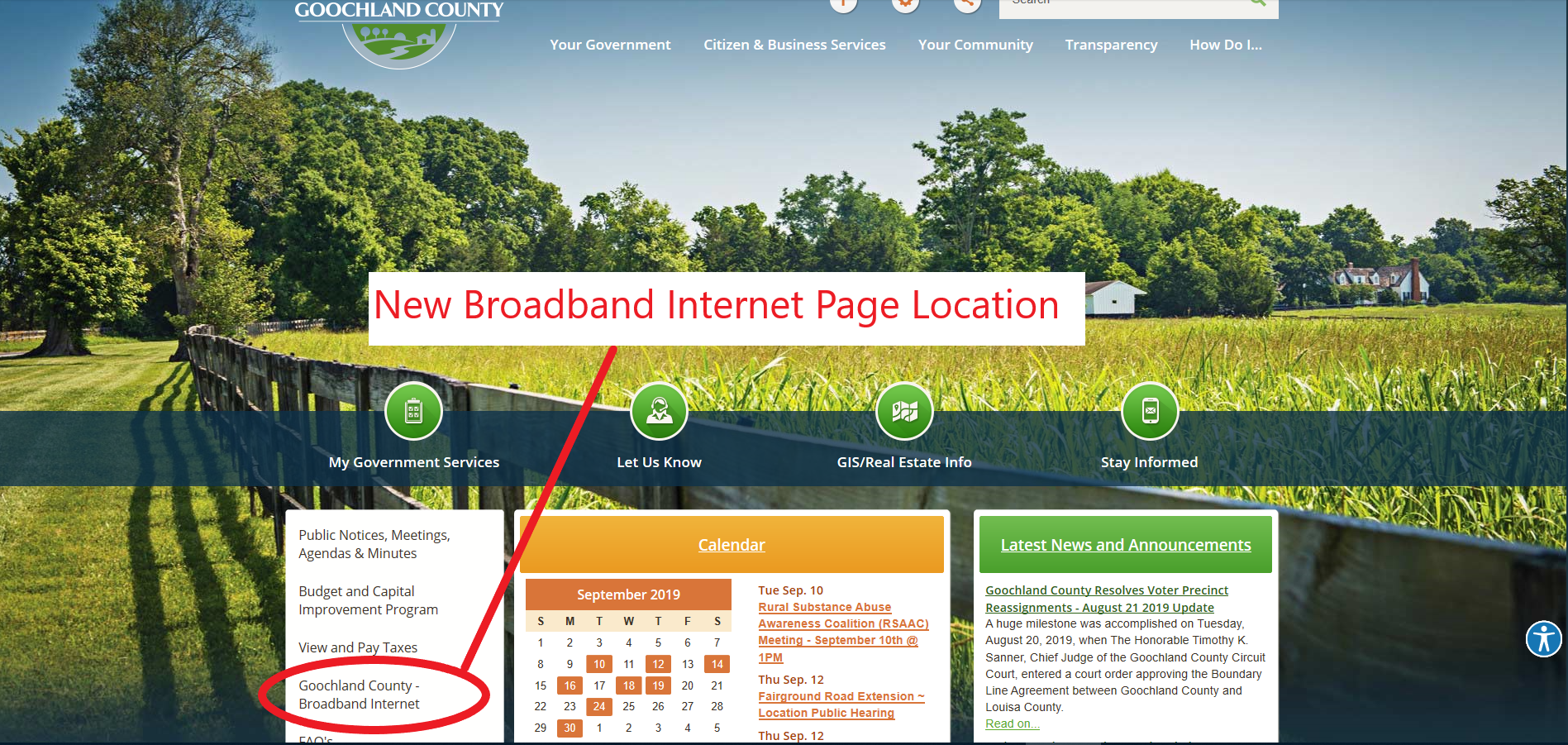 Goochland County - Broadband Internet - Link