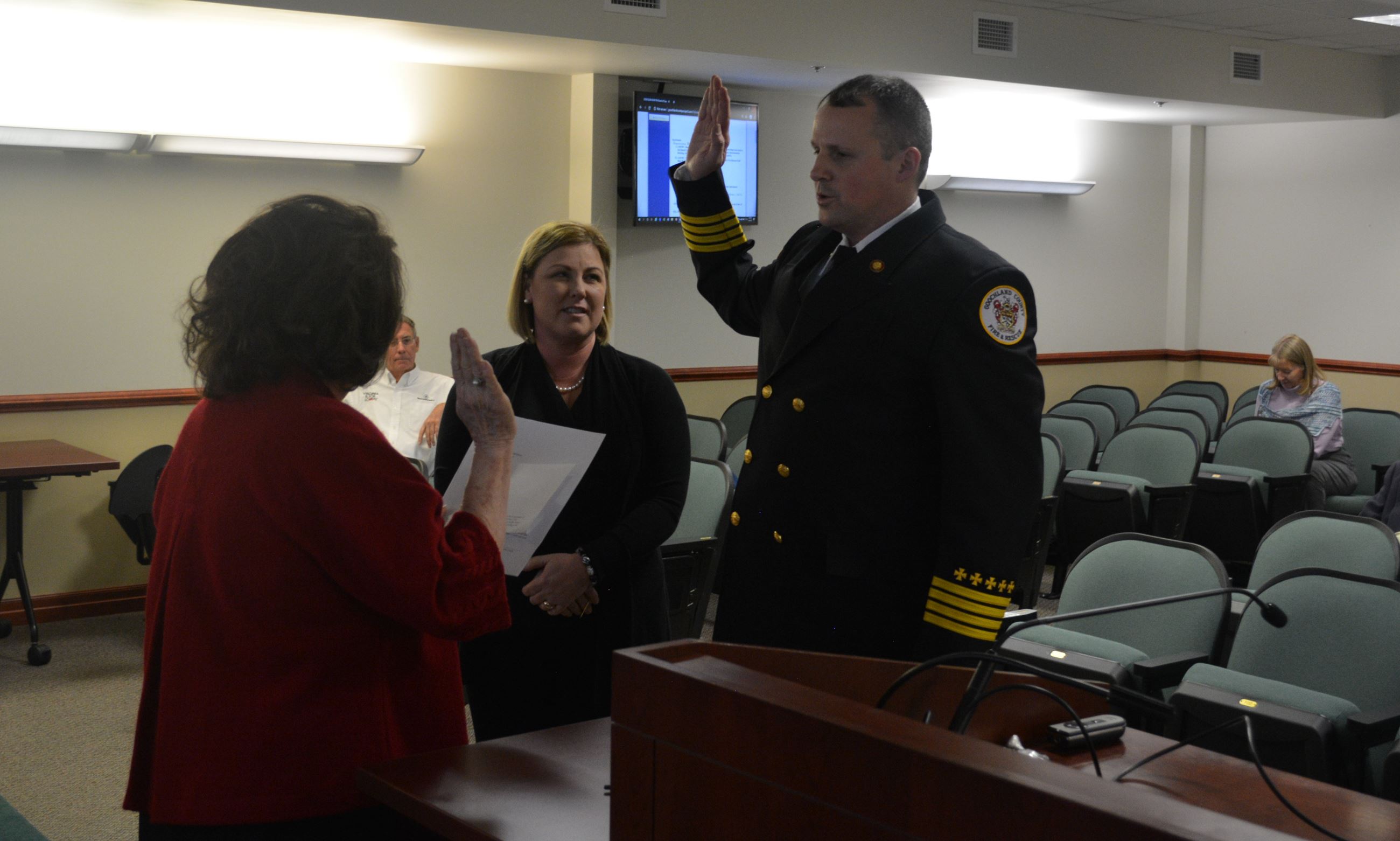 Goochland County Fire Rescue - Deputy Chief Mike Watkins Swearing In - February 4 2020 - DSC_0175