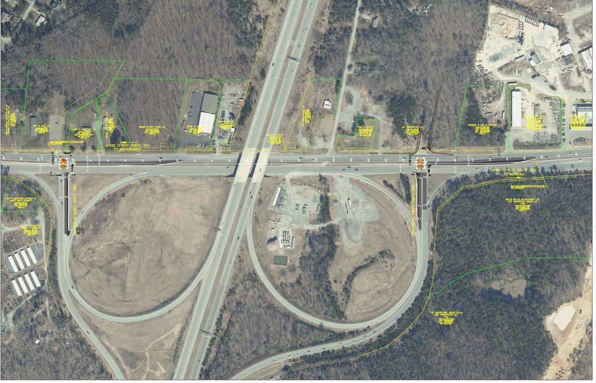 288 and 250 interchange improvements