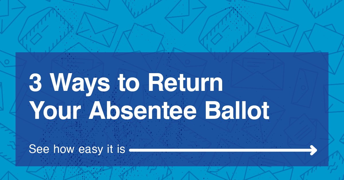 VA Dept of Elections 3 Ways to Return Ballots