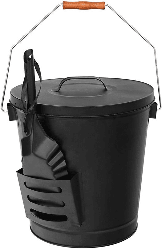 Fire Rescue - Metal Bucket for Disposal of Ashes and Coals