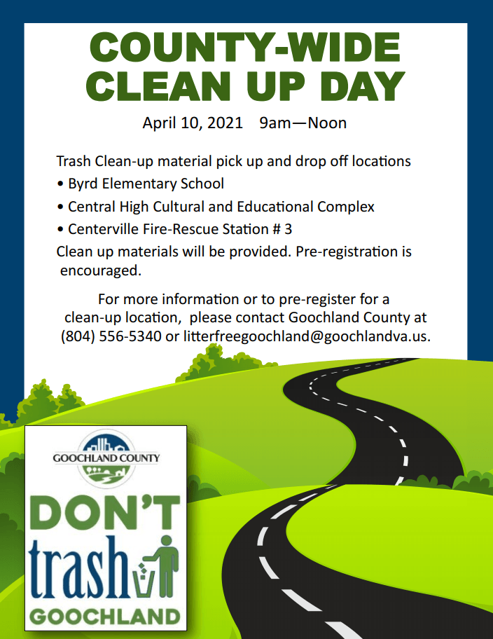 County Wide Clean Up - April 10 2021