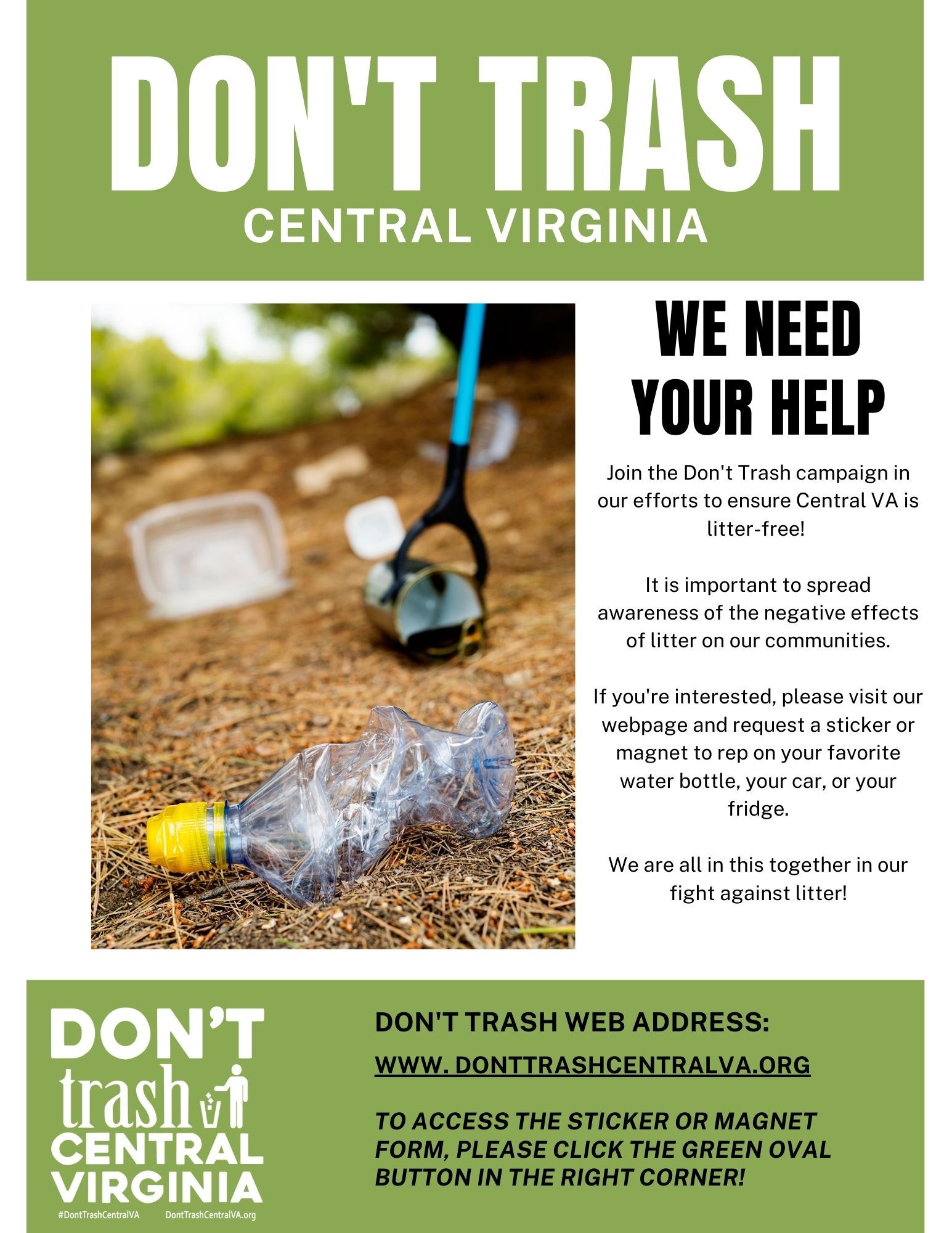 Dont Trash Central Virginia_Flier
