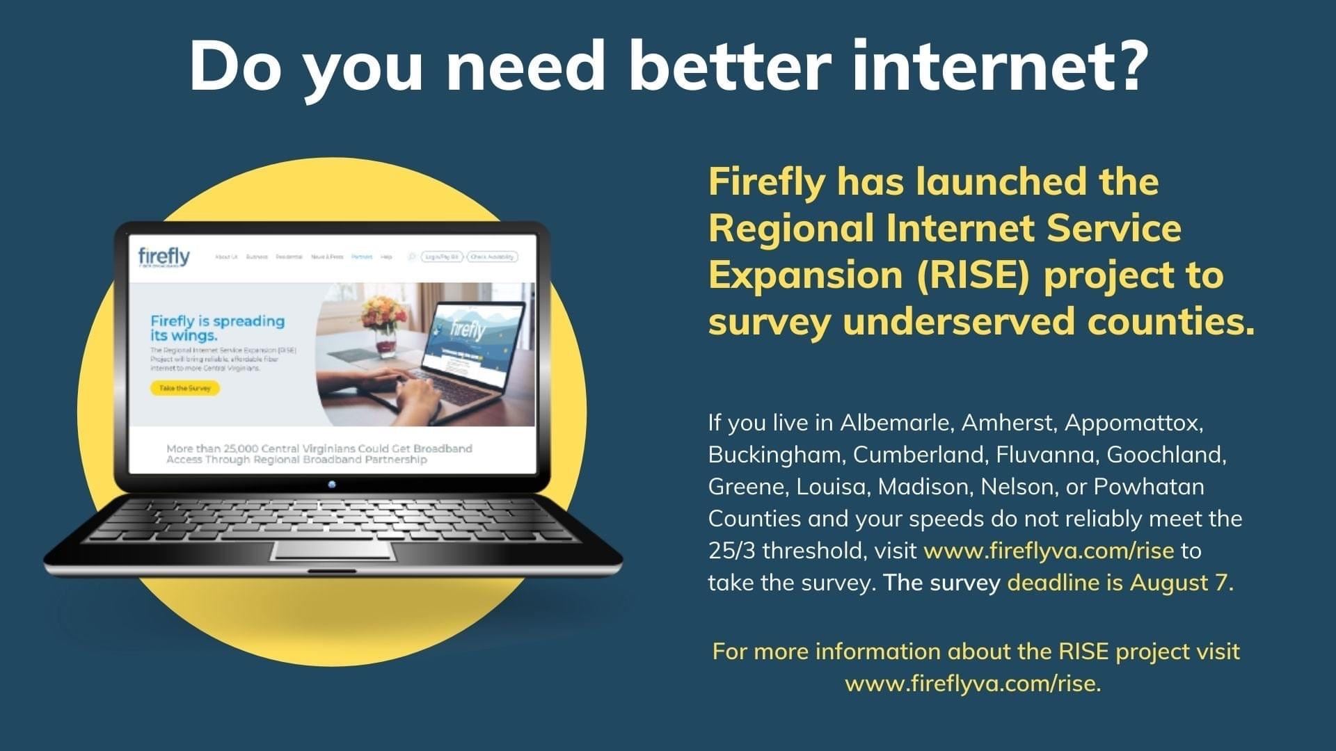 Firefly Fiber Broadband - RISE Broadband Survey