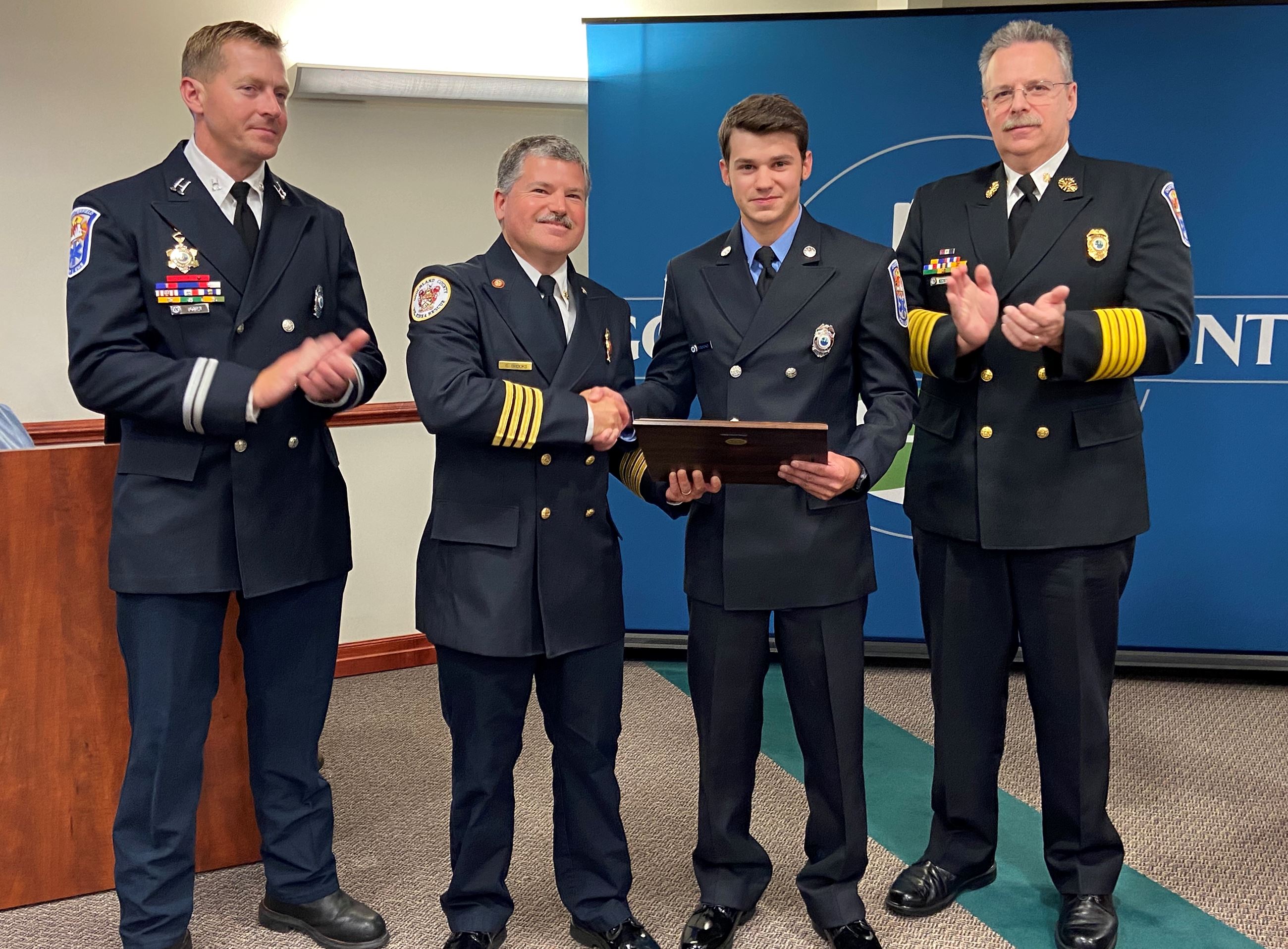 Goochland County - FF Jared Brooks Lifesave Award - Aug. 3 2021 - IMG_5546
