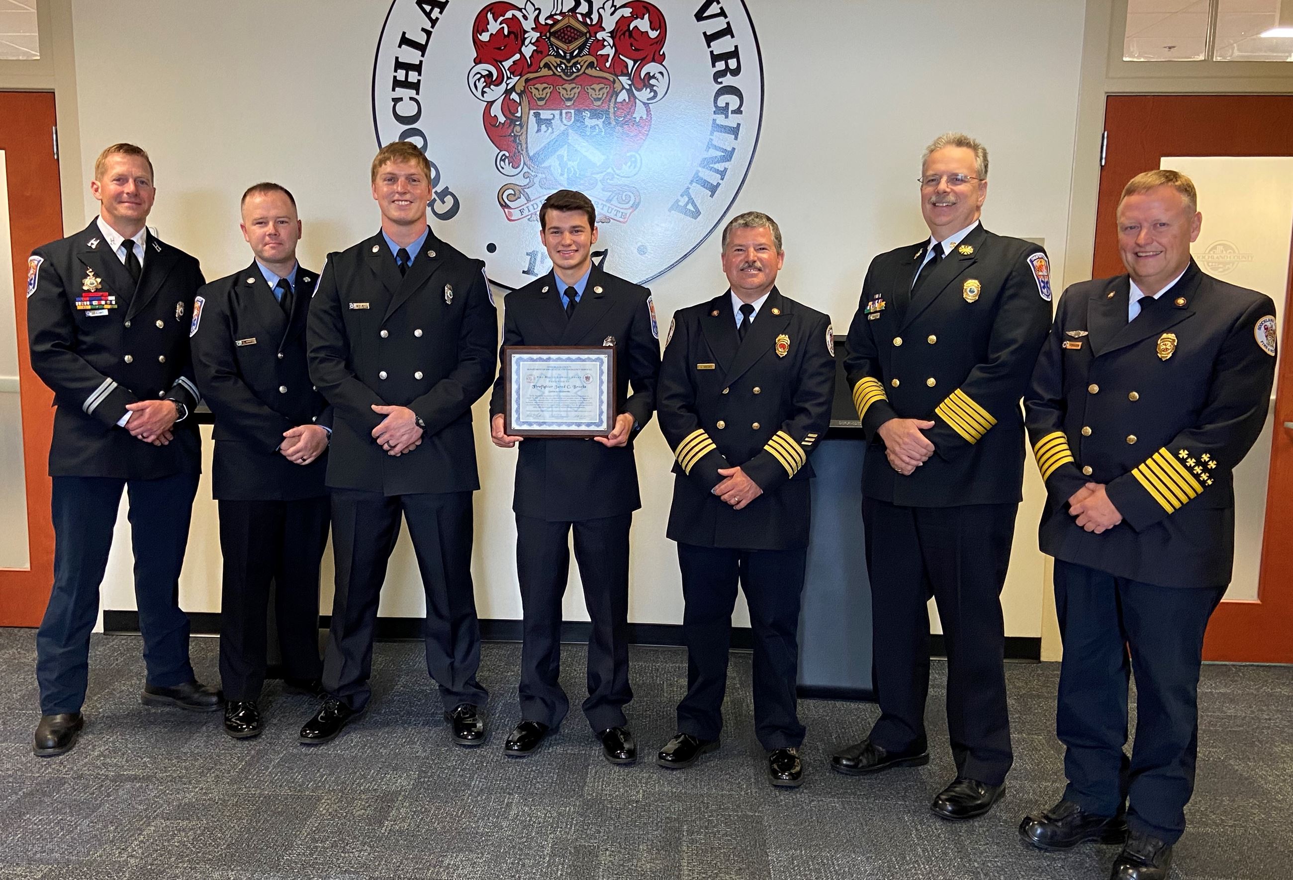 Goochland County - FF Jared Brooks Lifesave Award - Aug. 3 2021 - IMG_5563